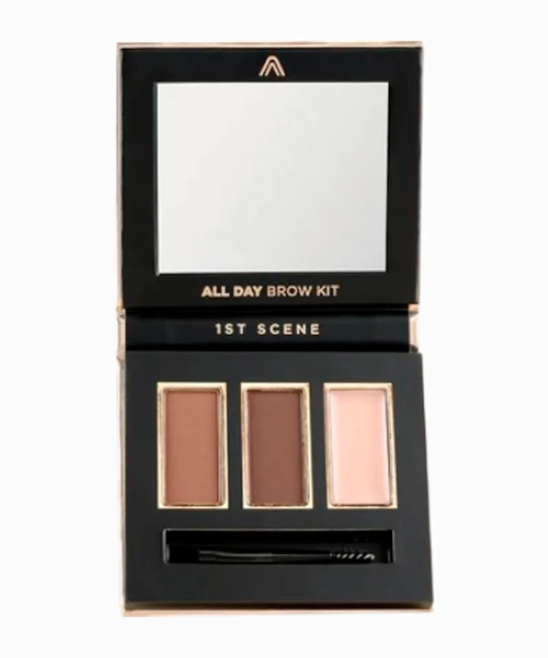 ATENEA 1ST SCENE KIT TRIO DE CEJAS DARK BROWN X 4GR - Producto de belleza y estética en Almacén Sandra