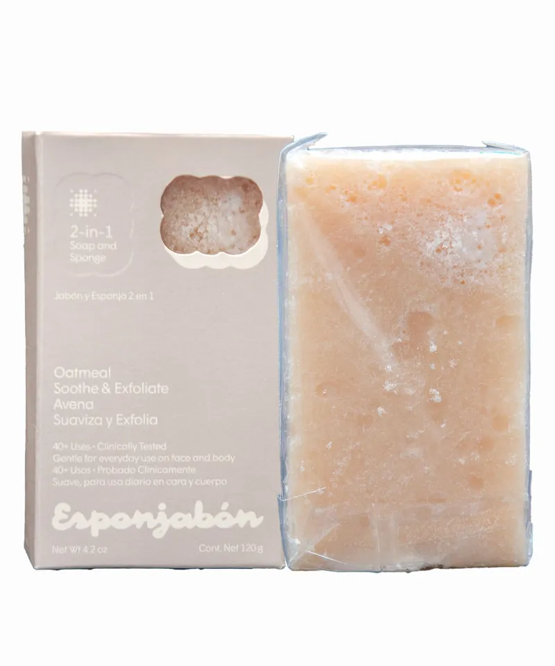 ESPONJABON 2 EN 1 AVENA X 120G - Producto de belleza y estética en Almacén Sandra