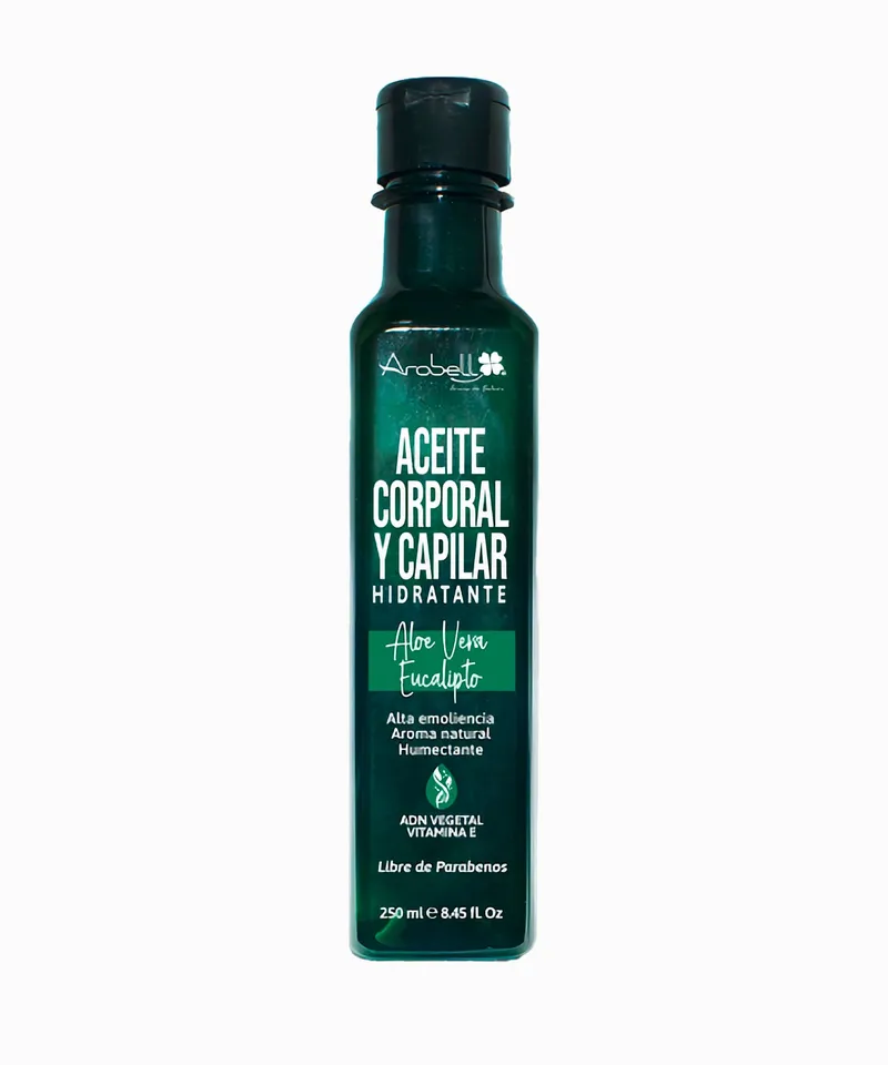 AROBELL ACEITE ALOE VERA - EUCALIPTO X 250ML - Producto de belleza y estética en Almacén Sandra