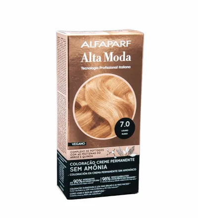 ALFAPARF ALTA MODA TINTE SIN AMONIO RUBIO N.7-0 - Producto de belleza y estética en Almacén Sandra
