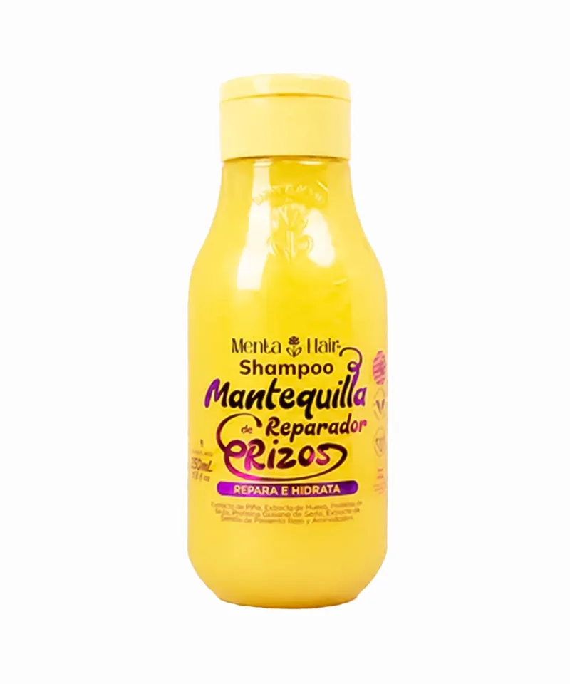 MENTA HAIR SHAMPOO MANTEQUILLA PARA RIZOS X 550ML - Producto de belleza y estética en Almacén Sandra