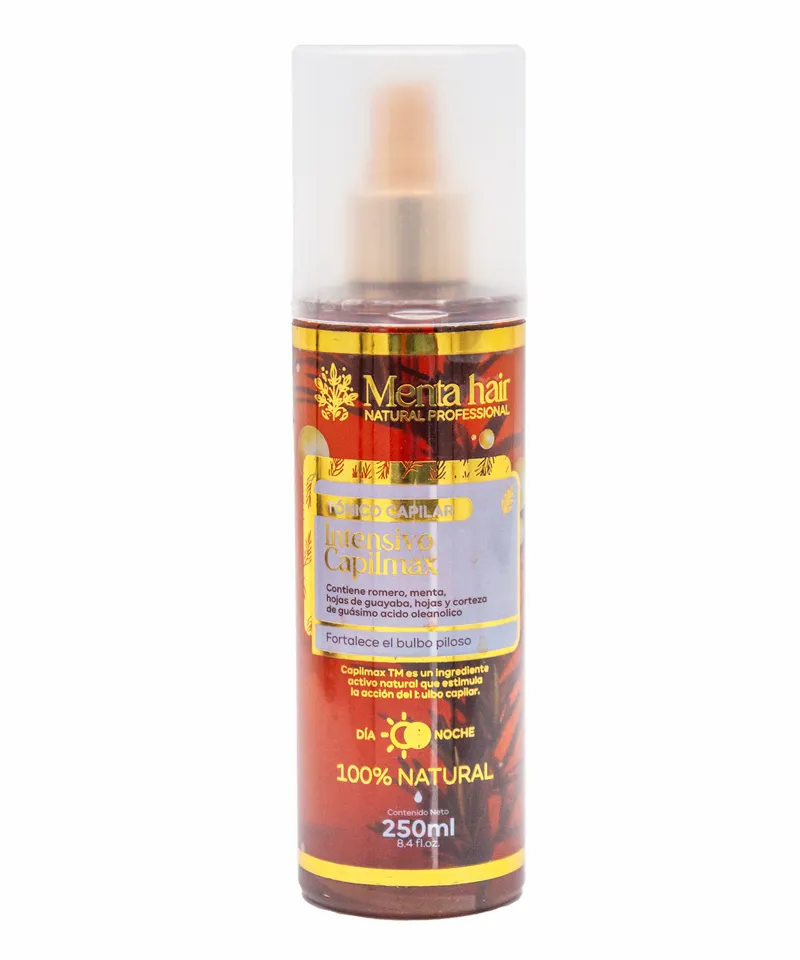MENTA HAIR TONICO CAPILAR  INTENSIVO CAPILMAX X 250ML - Producto de belleza y estética en Almacén Sandra