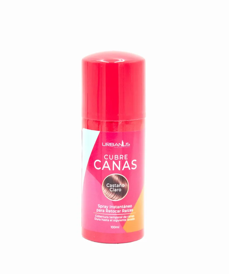 URBANUS CUBRE CANAS EN SPRAY CASTAÑO CLARO X 100ML - Producto de belleza y estética en Almacén Sandra