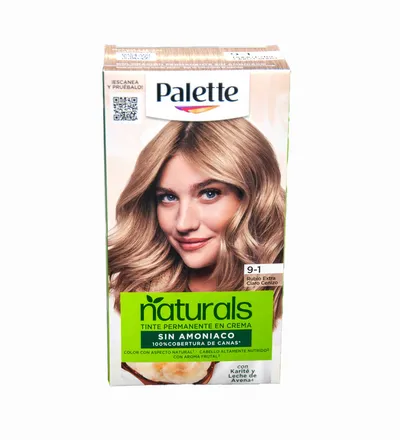 PALETTE TINTE NATURALS SIN AMONIACO RUBIO EXTRA CLARO CENIZO N.9.1 X 50ML - Producto de belleza y estética en Almacén Sandra