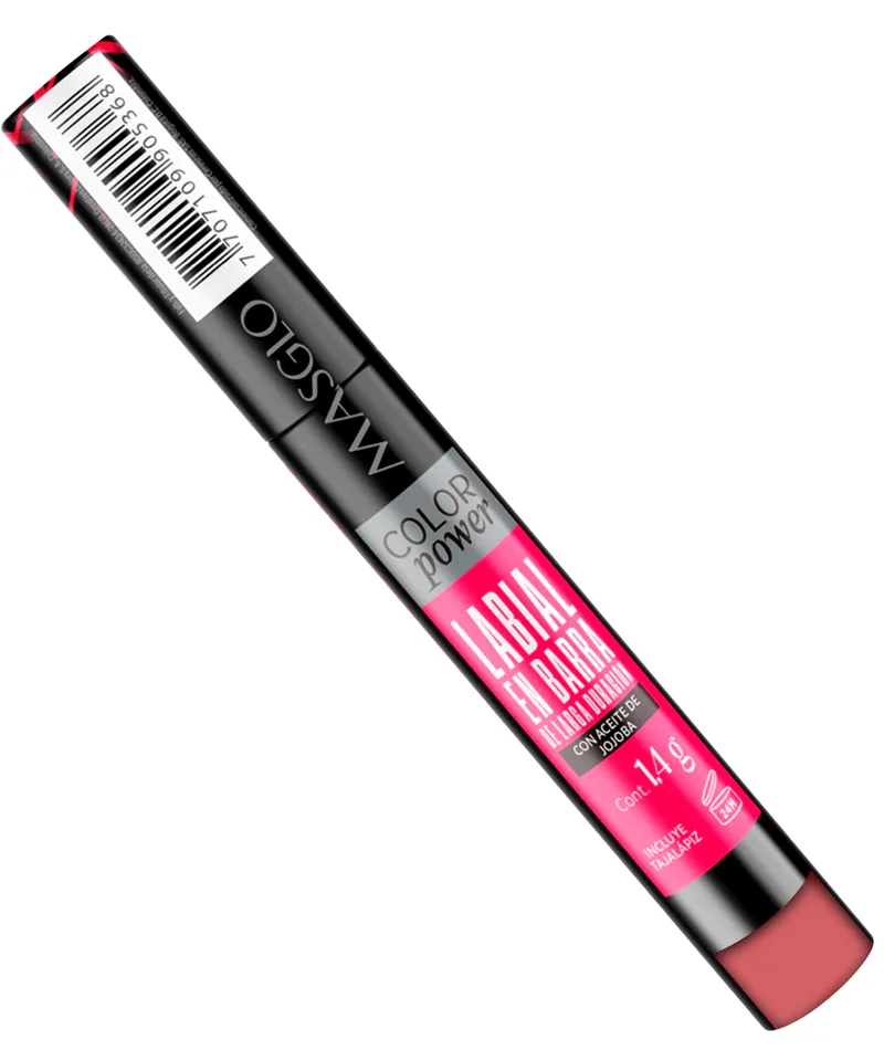 MASGLO LABIAL EN BARRA COLOR POWER INTRIGANTE X 1.4GR - Producto de belleza y estética en Almacén Sandra