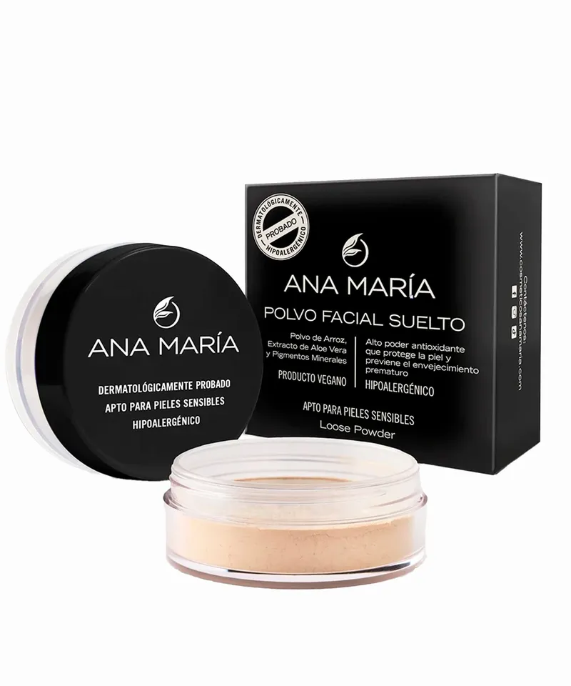 ANA MARIA POLVO FACIAL SUELTO CLARO N.2 X 18GR - Producto de belleza y estética en Almacén Sandra