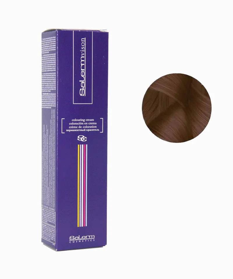 SALERMVISON TINTE CASTAÑO CLARO CHOCOLATE BRASIL N.5.735 X 75ML - Producto de belleza y estética en Almacén Sandra