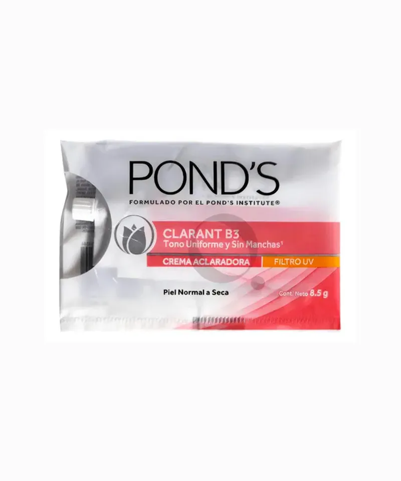 PONDS  CREMA CLARANT CON FILTRO UV X 8.5 G - Producto de belleza y estética en Almacén Sandra