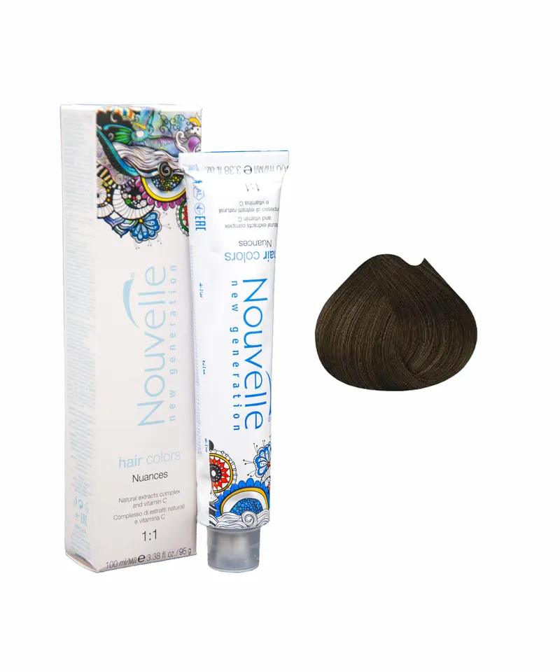 NOUVELLE TINTE CASTAÑO CLARO COBRE N.5.4 X 100ML - Producto de belleza y estética en Almacén Sandra