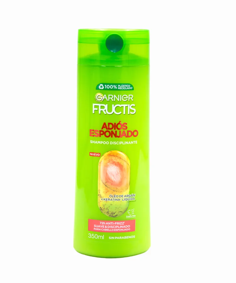 GARNIER FRUCTIS SHAMPOO DISCIPLINANTE ADIOS ESPONJADO X 350ML - Producto de belleza y estética en Almacén Sandra