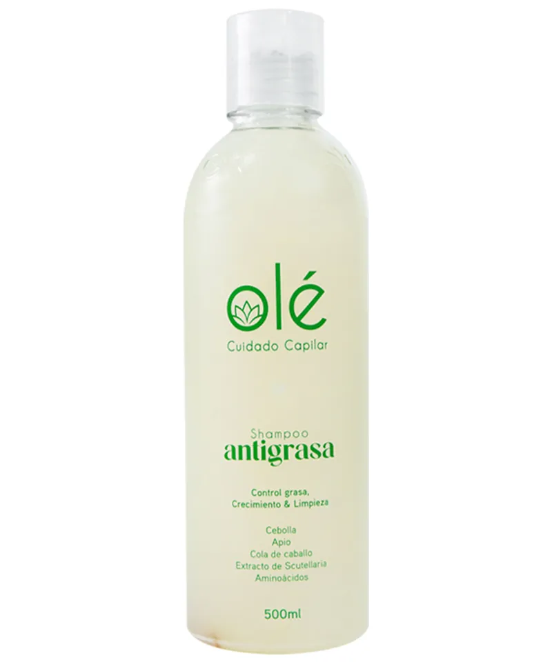 OLE SHAMPOO ANTIGRASA CEBOLLA Y JENGIBRE X 500ML - Producto de belleza y estética en Almacén Sandra