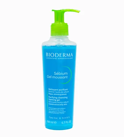 BIODERMA SEBIUM GEL MOUSSANT X 200ML - Producto de belleza y estética en Almacén Sandra