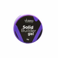 VIOLETA BUILDER GEL SOLID CLEAR X 15GR - Miniatura 1