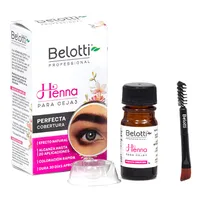 BELOTTI  HENNA PARA CEJAS CAFE OSCURO X 3GR - Miniatura 1