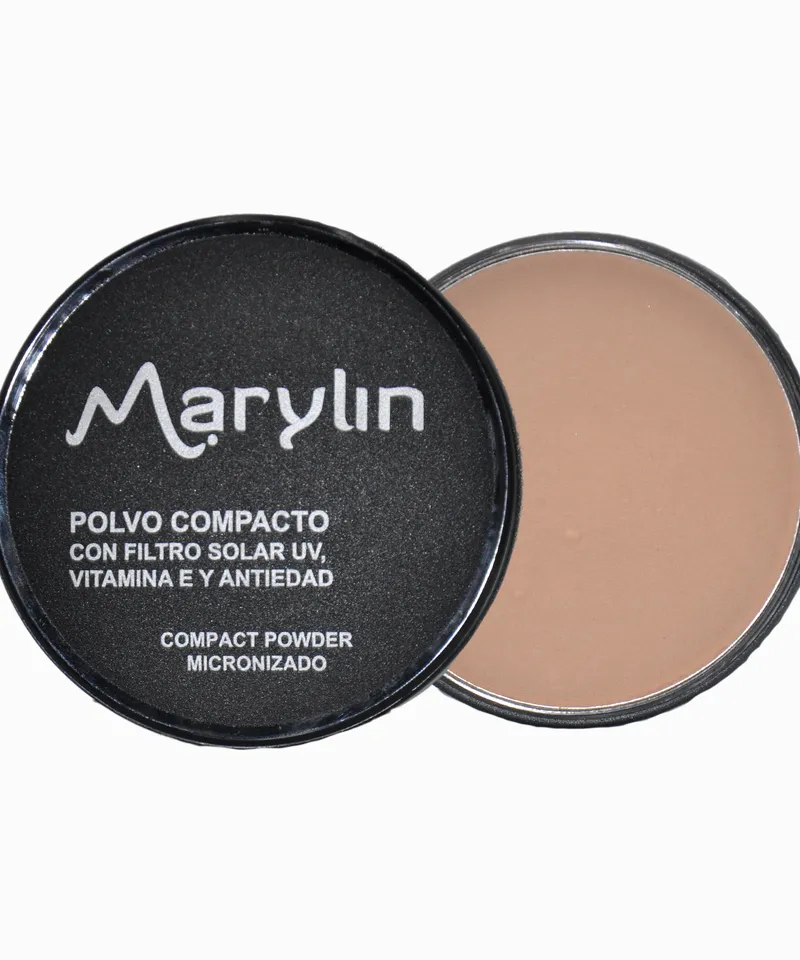 MARYLIN POLVO COMPACTO CON FILTRO SOLAR VIT E N.05 TOFFEE X 15GR - Producto de belleza y estética en Almacén Sandra