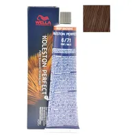 WELLA KOLESTON PERFECT TINTE RUBIO OSCURO MARRON CENIZA N.6.71 X 60ML - Miniatura 1