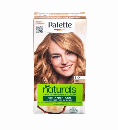 PALETTE TINTE NATURALS SIN AMONIACO RUBIO CLARO N.8.0 X 50ML - Producto de belleza y estética en Almacén Sandra