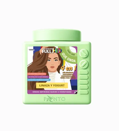 PONTO FULL HD 4EN1 QUE ONDA LINAZA Y YOGURT X 1000GR - Producto de belleza y estética en Almacén Sandra