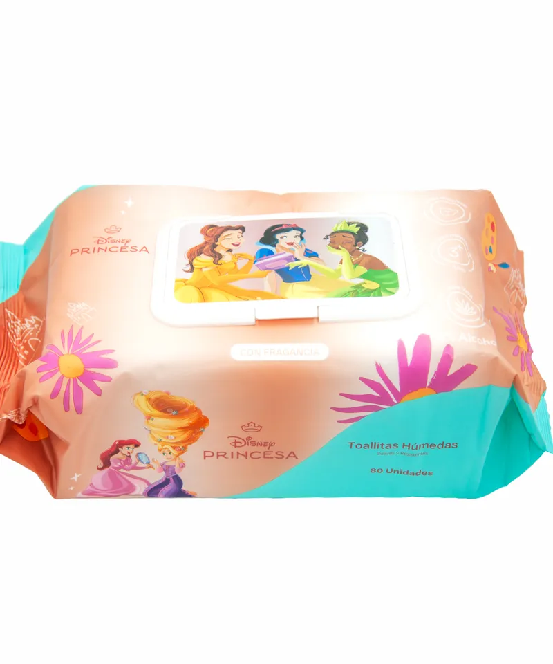 COSMOS TOALLITAS HUMEDAS DISNEY PRINCESAS X 80UND - Producto de belleza y estética en Almacén Sandra
