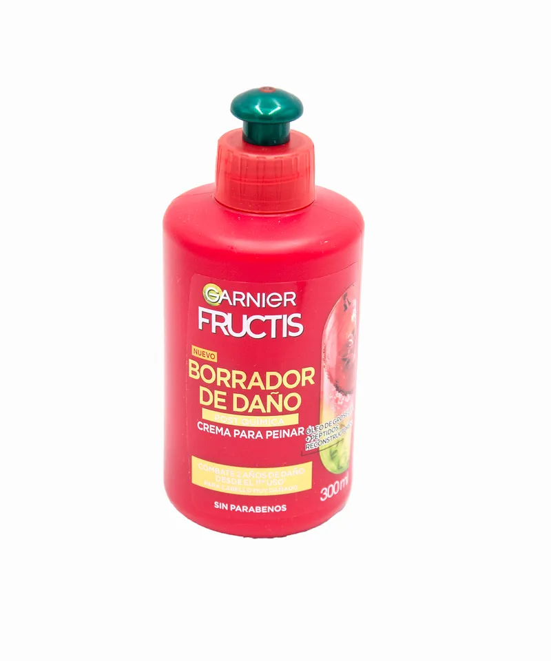 GARNIER FRUCTIS CREMA DE PEINAR POST QUIMICA BORRADOR DE DAÑO X 300ML - Producto de belleza y estética en Almacén Sandra