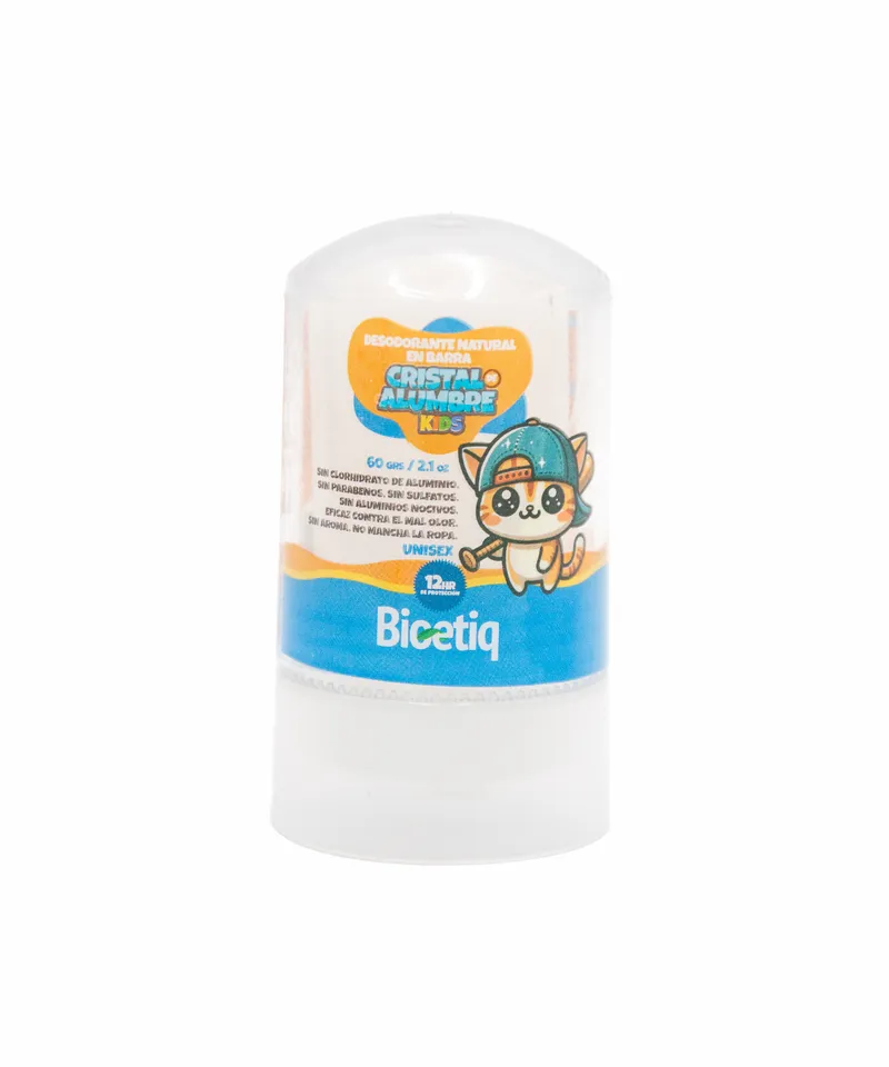 DESODORANTE NATURAL EN BARRA CRISTAL DE ALUMBRE KIDS X 60GR - Producto de belleza y estética en Almacén Sandra