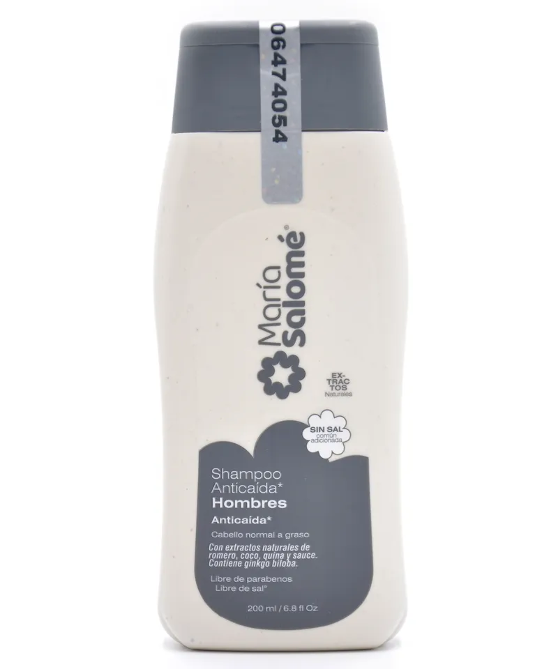 MARIA SALOME SHAMPOO ANTICAIDA HOMBRES X 200ML - Producto de belleza y estética en Almacén Sandra