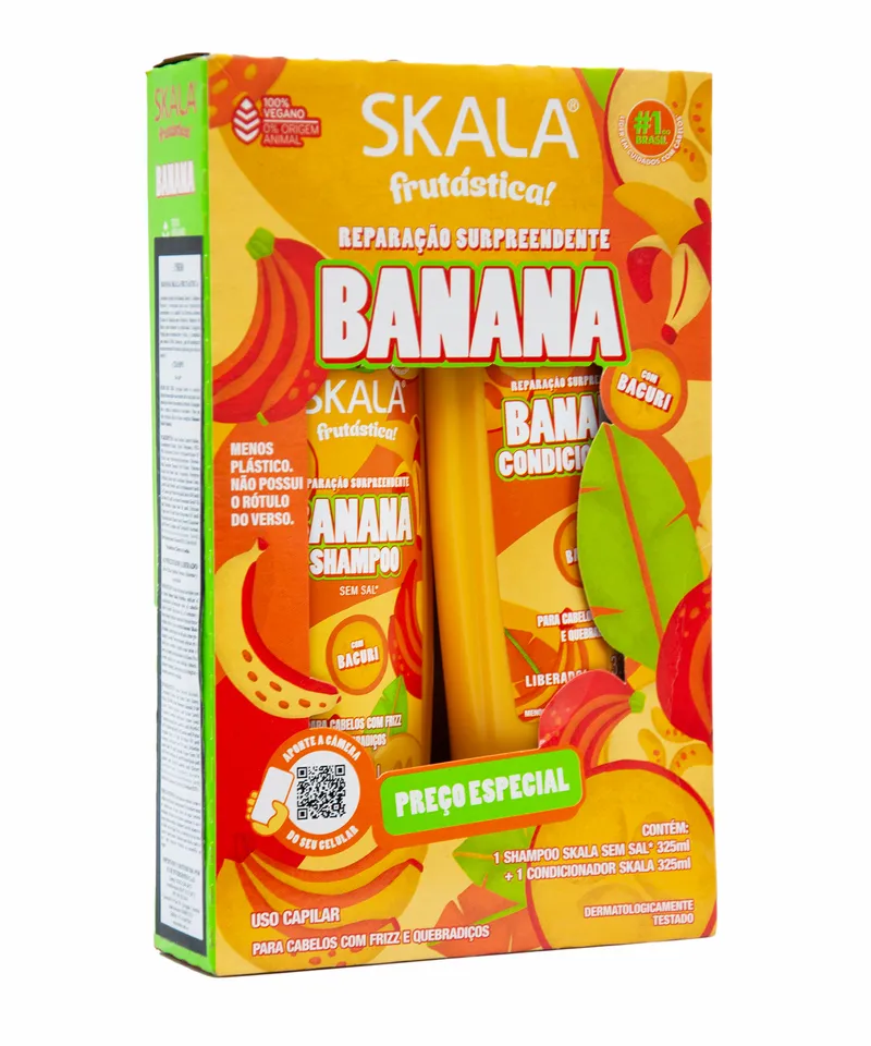 SKALA KIT BANANA FRUTASTICA X 325ML - Producto de belleza y estética en Almacén Sandra