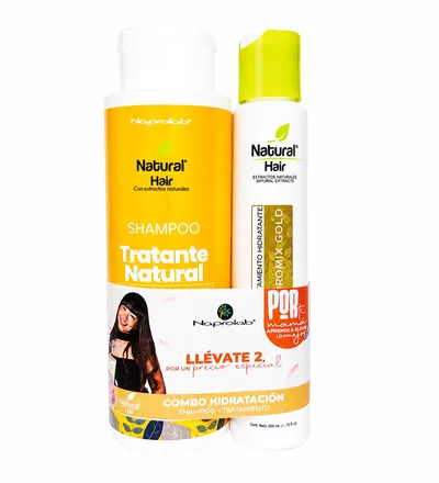 NAPROLAB  DUOPACK HIDRATACION SHAMPOO X500 +TRATAMIENTO X200 - Producto de belleza y estética en Almacén Sandra