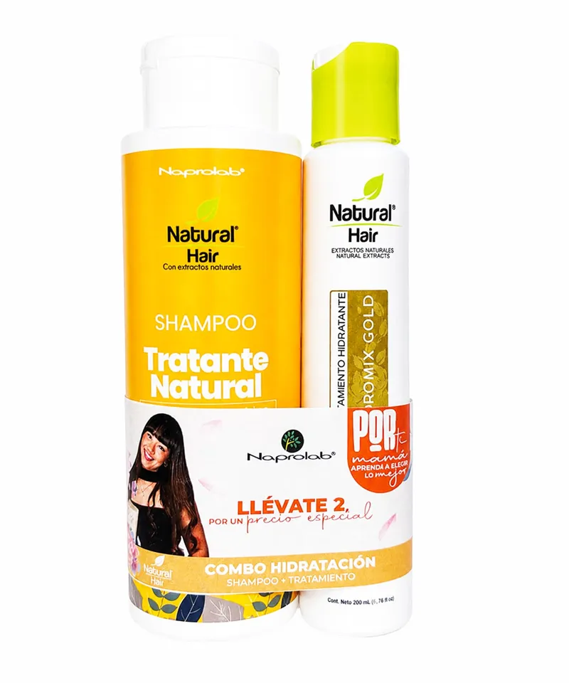 NAPROLAB  DUOPACK HIDRATACION SHAMPOO X500 +TRATAMIENTO X200 - Producto de belleza y estética en Almacén Sandra
