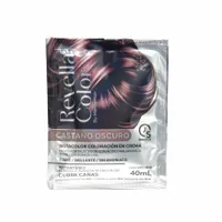REVELLA COLOR CUBRECANAS COLOR CASTAÑO OSCURO X 40ML - Miniatura 1