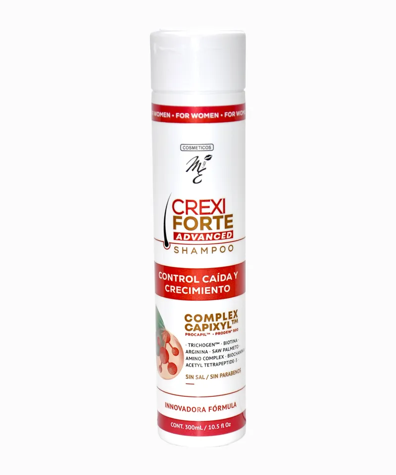 MYE CREXI FORTE ADVANCE SHAMPOO COMPLEX FOR WOMEN X 300ML - Producto de belleza y estética en Almacén Sandra