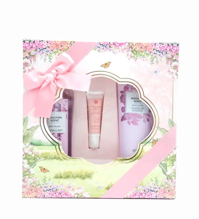 ROSS DLEN ESTUCHE SENSATION SCENT B.SPLASH X 240+B.LOTION X220+B.LABIAL X10 - Producto de belleza y estética en Almacén Sandra