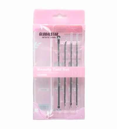 PEICOL SET EXTRACTOR DE ESPINILLAS X 4 + ESTUCHE REF: AGE-236 - Producto de belleza y estética en Almacén Sandra