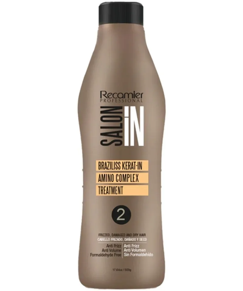 SALOON IN BRAZILISS KERAT-IN TREATMENT PASO 2 X 500GR - Producto de belleza y estética en Almacén Sandra