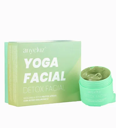 ANYELUZ YOGA FACIAL  DETOX FRUTOS VERDES X 100ML + BROCHA APLICADOR - Producto de belleza y estética en Almacén Sandra