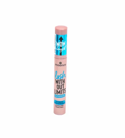 ESSENCE PESTAÑINA LASH WITH OUT LIMITS N.03 BLACK WATERPROOF X 13ML - Producto de belleza y estética en Almacén Sandra
