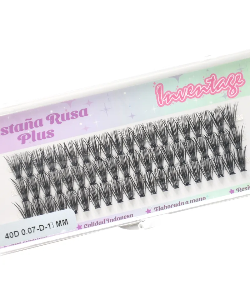 INVENTAGE PESTAÑA VOLUMEN RUSO PLUS 40D 0.07-D-13MM - Producto de belleza y estética en Almacén Sandra