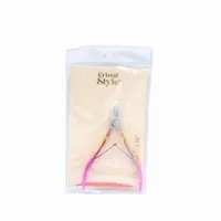 NOVO PLUS CORTA CUTICULA METALICO FUCSIA REF: HC-17240 - Miniatura 1