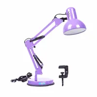 VIOLETA LAMPARA MESA MORADA MT-813 - Miniatura 1