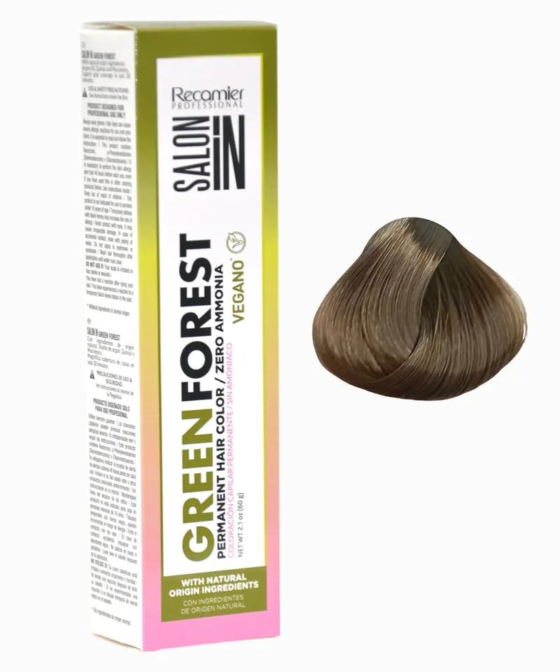 GREEN FOREST TINTE RUBIO OSCURO NATURAL N. 6.0 X 60GR - Producto de belleza y estética en Almacén Sandra
