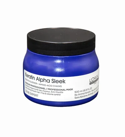 LOREAL MASK KERATIN ALPHA SLEEK X 500ML - Producto de belleza y estética en Almacén Sandra