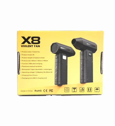 MAX MER SOPLADOR VIOLENT FAN X8 - Producto de belleza y estética en Almacén Sandra