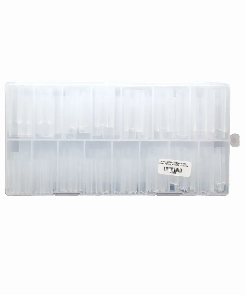 ANIPA UÑAS SANDWICH NAIL DUAL FORMS SQUARE X 240PCS - Vista 2 del producto