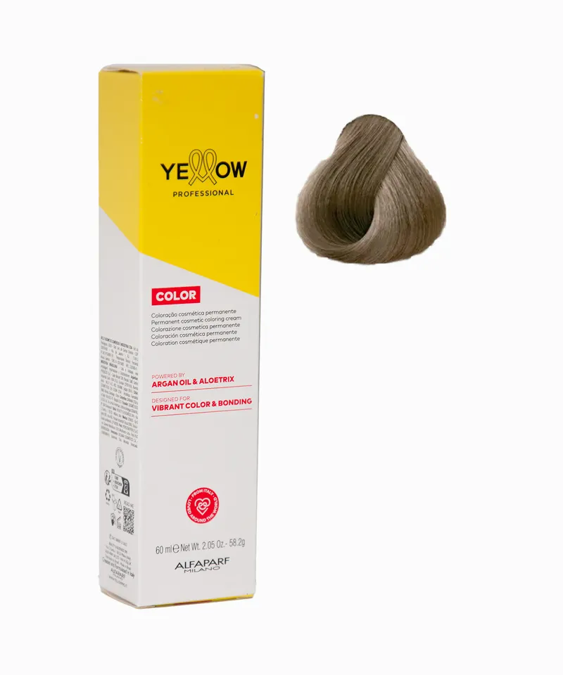 YELLOW TINTE RUBIO CLARISIMO CENIZA N.9.1 X 60ML - Producto de belleza y estética en Almacén Sandra
