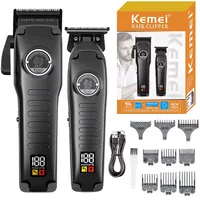 KEMEI COMBO MAQUINA PATILLERA REF: KM-1827 - Miniatura 1