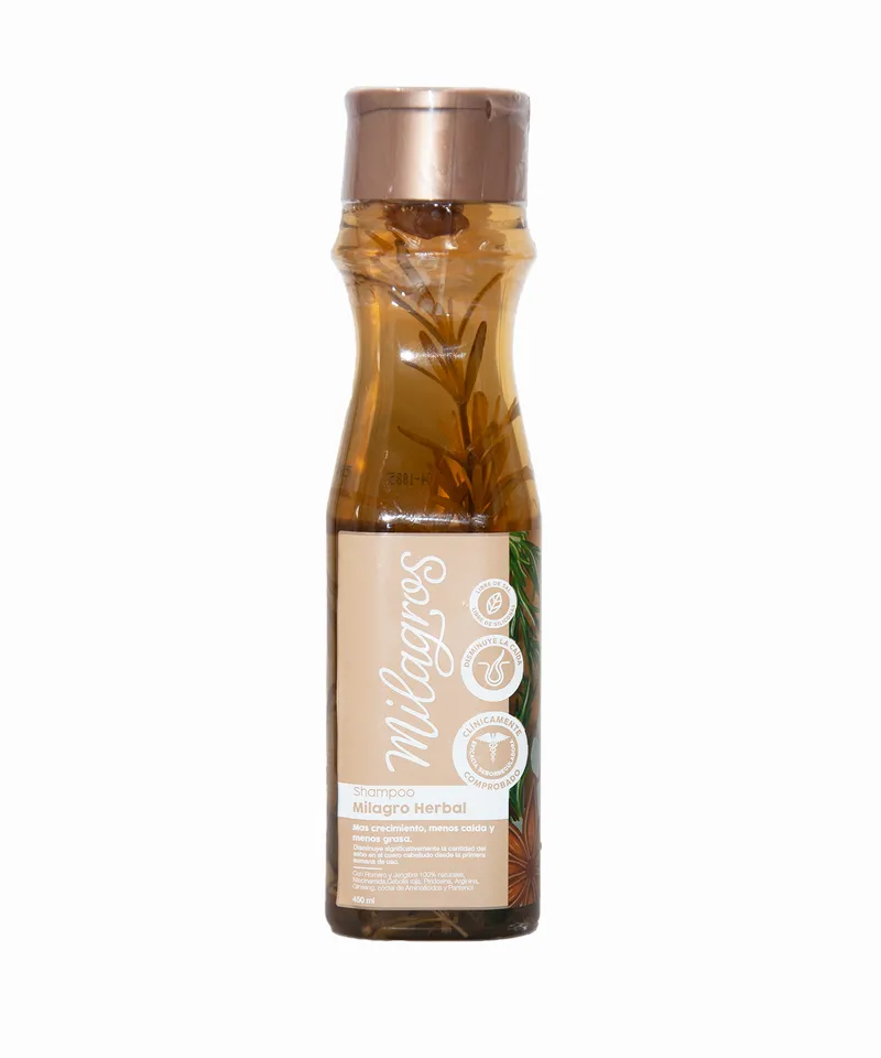 MILAGROS SHAMPOO MILAGRO HERBAL X 450ML - Producto de belleza y estética en Almacén Sandra