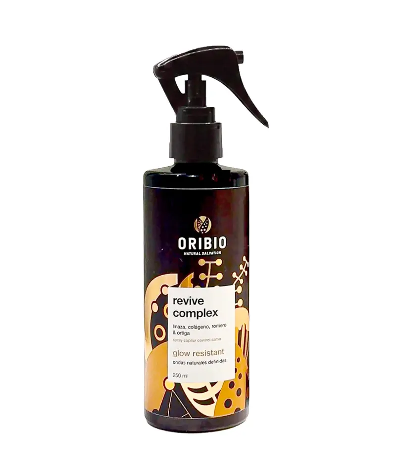 STRONG MACHINE ORIBIO SPRAY ANTIFRIZZ GLOW RESISTANT X 250ML - Producto de belleza y estética en Almacén Sandra