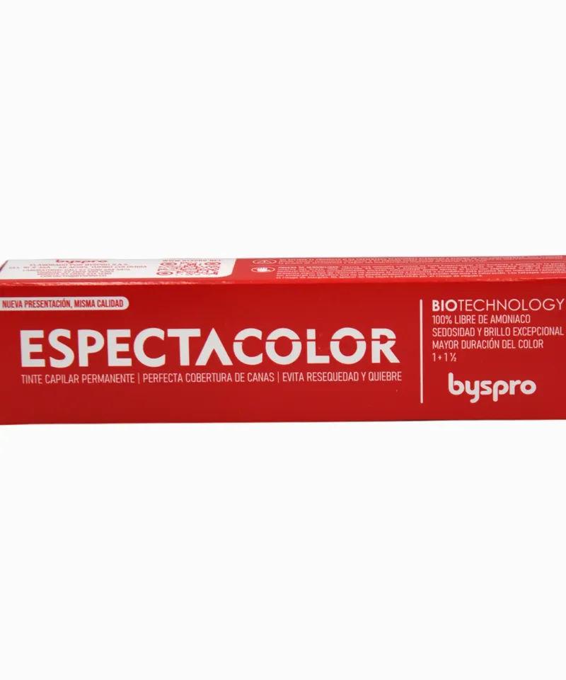 BYS PRO TINTE SIN AMONIACO ESPECTA COLOR N.4/0 CASTAÑO MEDIO NATURAL X 60ML - Producto de belleza y estética en Almacén Sandra