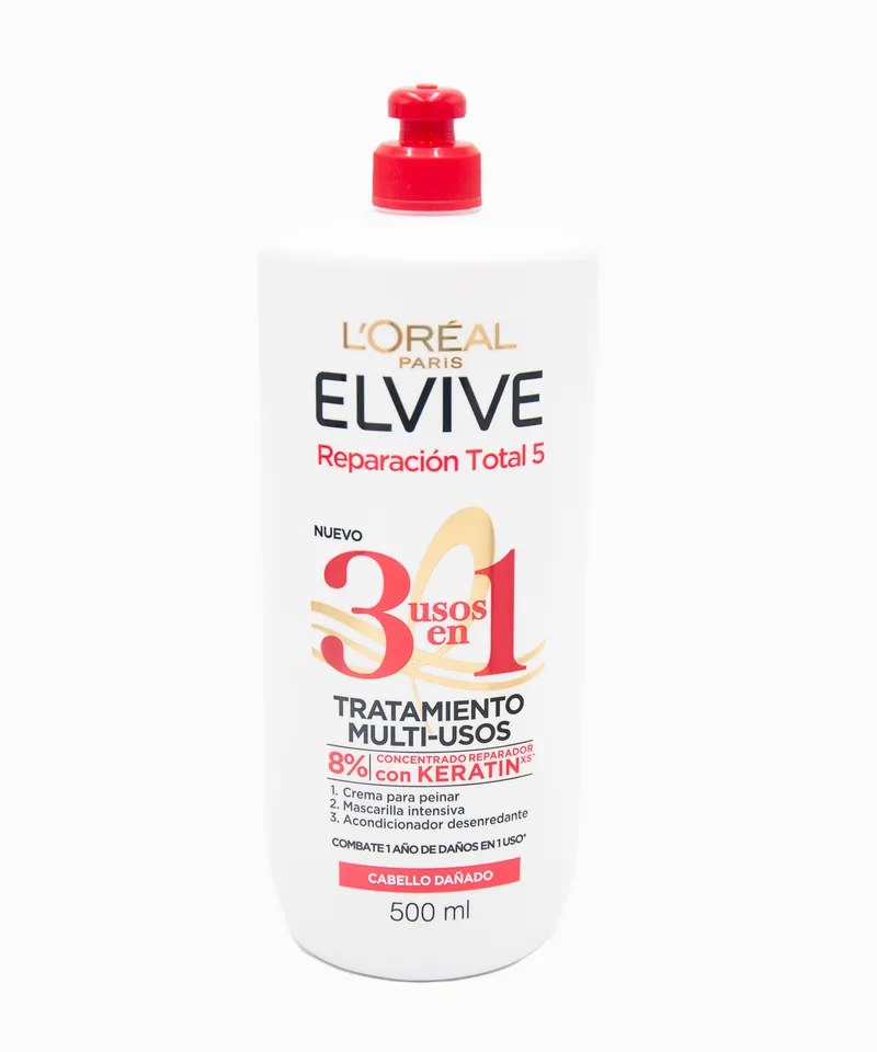 ELVIVE TRATAMIENTO REPARACION TOTAL 5 3EN1 X 500ML - Producto de belleza y estética en Almacén Sandra
