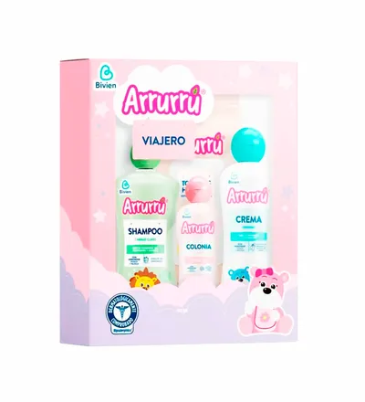 ARRURRU ESTUCHE VIAJERO ROSADO X 4UND - Producto de belleza y estética en Almacén Sandra
